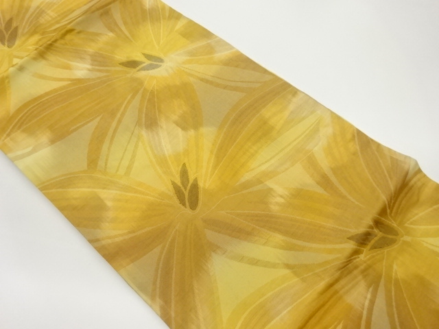 JAPANESE NAGOYA OBI / WOVEN FLOWER